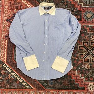 Blue Striped Men's Shirt